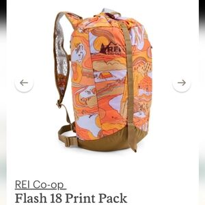 REI Co-op Flash 18 Print Pack - Orange and Brown